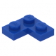 LEGO lapos elem 2x2 sarok, kék (2420)